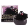 Vibrador pato impermeable negro Big Tease Toys I Rub My Duckie 2.0 con boa de plumas y cristal Swarovski