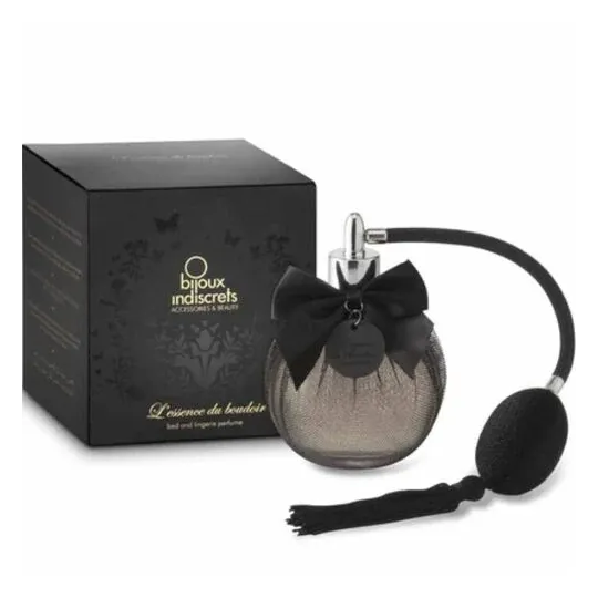 Spray profumato Boudoir 100 ml di Bijoux Accesories of Passion, essenza con note di rosa, gelsomino e ylang-ylang.