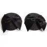 Cache-tétons burlesque brillants autocollants réutilisables Bijoux Burlesque Pasties lot de 2 paires diamètre 6 cm