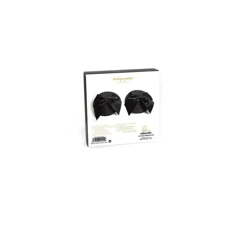 Cache-tétons burlesque brillants autocollants réutilisables Bijoux Burlesque Pasties lot de 2 paires diamètre 6 cm