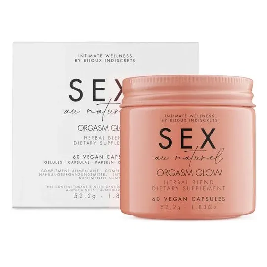 Pot de complément alimentaire Bijoux au Naturel pour libido, 60 capsules à base d'ashwagandha et tribulus.