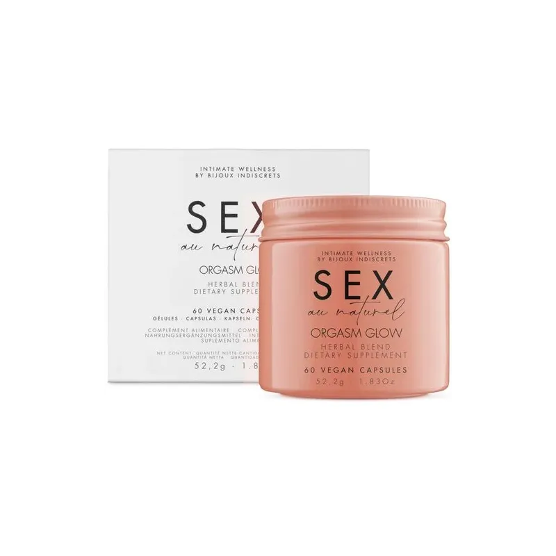 Pot de complément alimentaire Bijoux au Naturel pour libido, 60 capsules à base d'ashwagandha et tribulus.