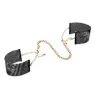 Manette in maglia metallica nera di Bijoux Désir Métallique accessorio originale bracciale seduzione