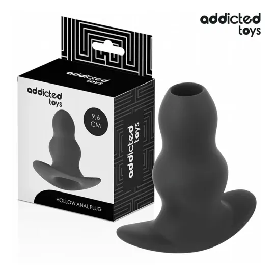 Plug anale cavo silicone medicale taglia M Addicted Toys - stimolazione profonda giocattolo anale ergonomico