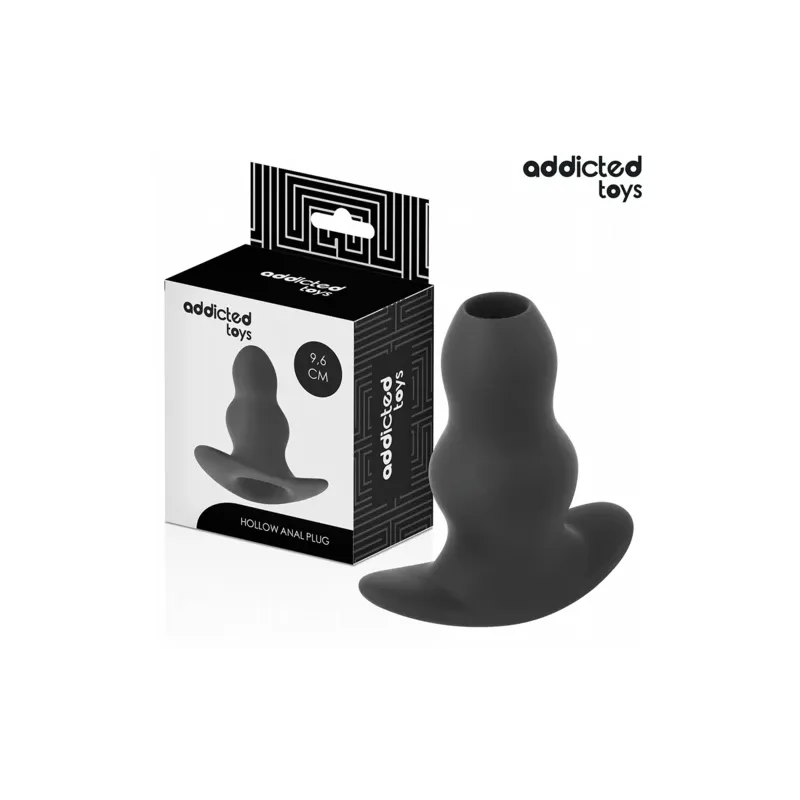 Hollow anal plug medical silicone size M Addicted Toys - deep stimulation anal toy ergonomic design