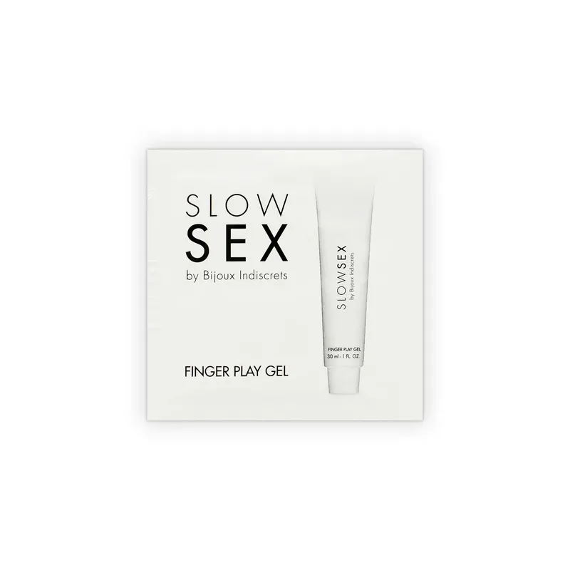 Gel de massage lent monodose Slow Sex, à base d'eau, arôme noix de coco, glissant et hydratant