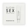 Gel massaggio monodose Slow Sex, a base d'acqua, aroma cocco, scivoloso e idratante