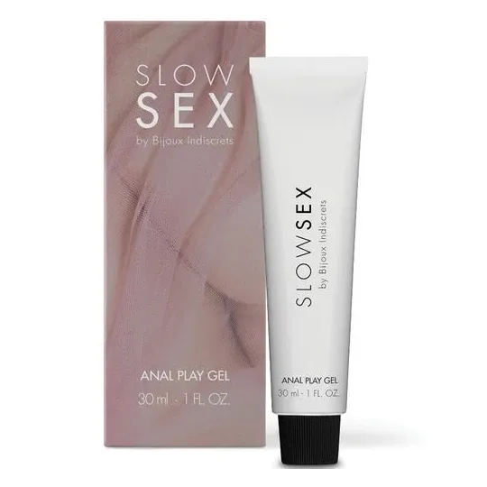 Gel anale rilassante SLOW SEX a base d'acqua con camomilla e aloe vera, aroma cocco, 50 ml