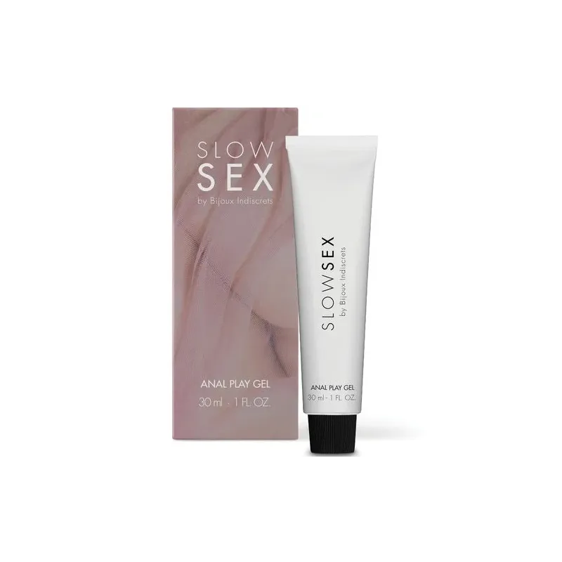 Gel anale rilassante SLOW SEX a base d'acqua con camomilla e aloe vera, aroma cocco, 50 ml