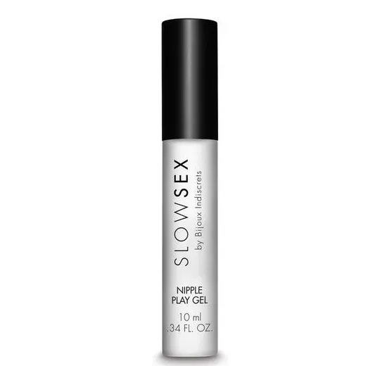 Gel stimulant mamelons Slow Sex 10 ml effet froid, applicateur métallique, emballage aluminium
