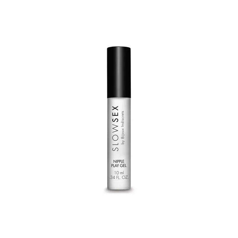 Gel stimulant mamelons Slow Sex 10 ml effet froid, applicateur métallique, emballage aluminium