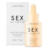 Frasco aceite masaje íntimo revitalizante Bijoux au Naturel, 30 ml, transparente, con gotero, con SyriCalm calmante.