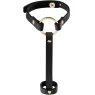 Bracciale imbracatura BDSM nero regolabile di Bijoux Indiscrets Maze, materiale vegano.