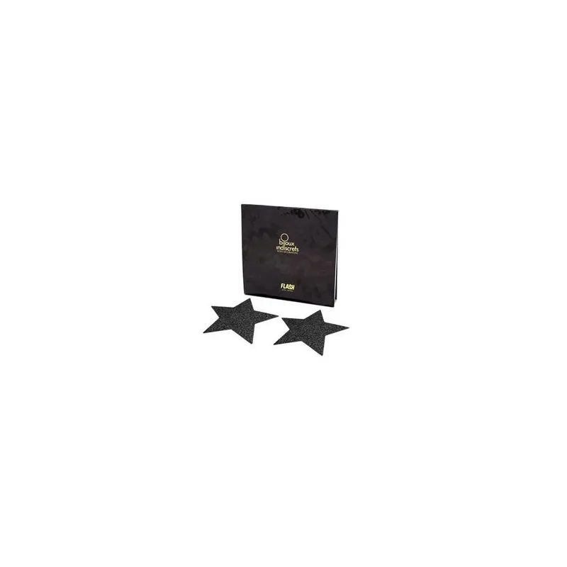 Protectores de pezón brillantes negros reutilizables autoadhesivos Bijoux Flash Collection" }, { "fr": "Paire de capuchons de té