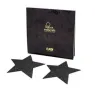 Black glitter nipple covers reusable adhesive by Bijoux Flash Collection