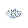 Bijou intime flamboyant bleu et vert métallique de la marque Bijoux Désir Métallique.