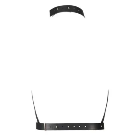 Imbracatura nera regolabile a H di Bijoux Maze, accessorio bondage per giochi BDSM