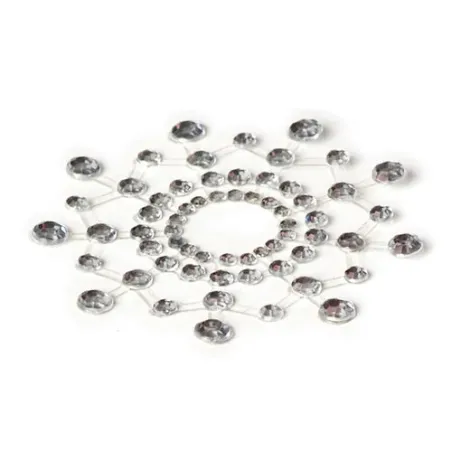 Copricapezzoli argento BIJOUX JEWELRY, due pezzi per decorazione sensuale argento