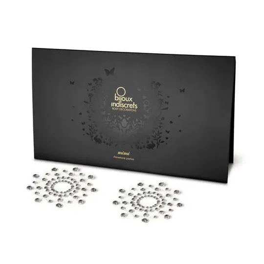 Copricapezzoli argento BIJOUX JEWELRY, due pezzi per decorazione sensuale argento