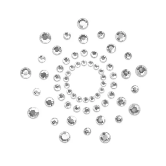 Copricapezzoli argento BIJOUX JEWELRY, due pezzi per decorazione sensuale argento