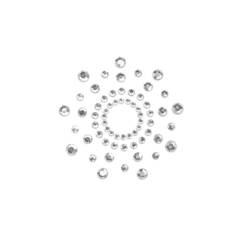 Copricapezzoli argento BIJOUX JEWELRY, due pezzi per decorazione sensuale argento