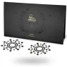 Pasties negros brillantes Bijoux Jewelry, cubrepezones adhesivos para mujer lencería
