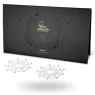 Copricapezzoli lilla Bijoux Jewelry con perla dorata, modello Indiscrets Mimi, due pezzi