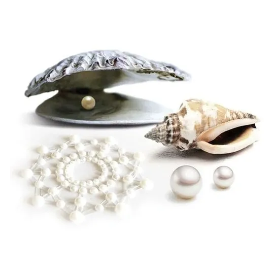 Copricapezzoli lilla Bijoux Jewelry con perla dorata, modello Indiscrets Mimi, due pezzi