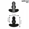 Plug anale cavo taglia S Addicted Toys silicone medico vista frontale