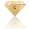 Vibrateur clitoridien en forme de diamant doré de la marque Bijoux 21, pour stimulation externe.