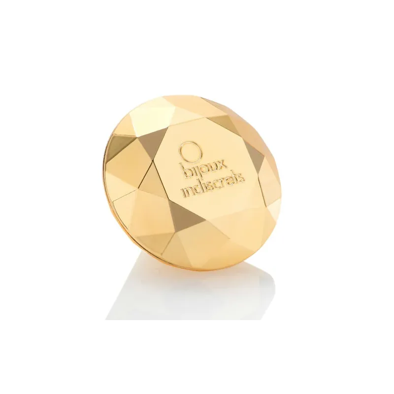 Goldfarbener Diamant-Klitorisvibrator von Bijoux 21, für äußere Stimulation.