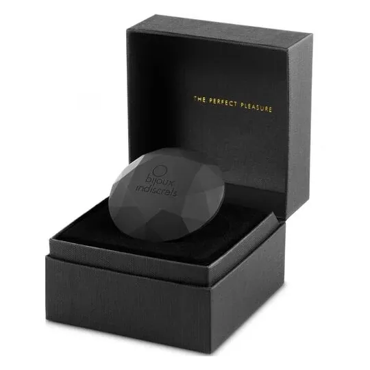 Vibratore clitorideo diamante nero opaco Bijoux Indiscrets ventuno edizione limitata in cofanetto regalo