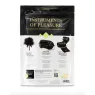 Set di piacere BIJOUX INDISCRETS: piumino erotico, manette raso, maschera raso - accessori sensuali