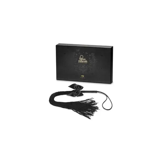 Frusta morbida con frange Bijoux Indiscrets Lilly per giochi sensuali, accessorio BDSM leggero.