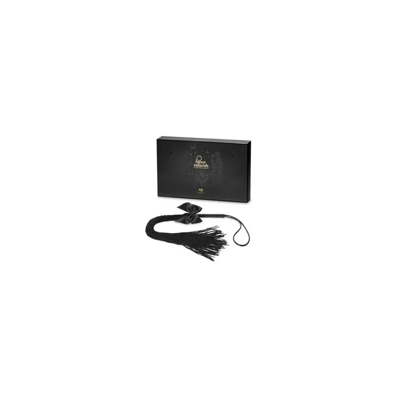 Frusta morbida con frange Bijoux Indiscrets Lilly per giochi sensuali, accessorio BDSM leggero.