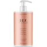 Lubrificante intimo a base d'acqua 500 ml di Bijoux au Naturel, flacone bianco, senza profumo e glicerina.