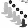Plug anale cavo taglia S Addicted Toys silicone medico vista frontale
