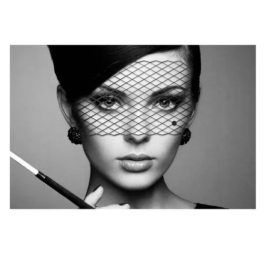 Maschera Louise riutilizzabile BIJOUX VINYL MASKS, accessorio seducente con adesivi riposizionabili