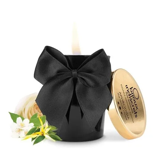 Vela de masaje afrodisíaca Bijoux Love Cosmetiques 70g aroma rosa ylang ylang rojo