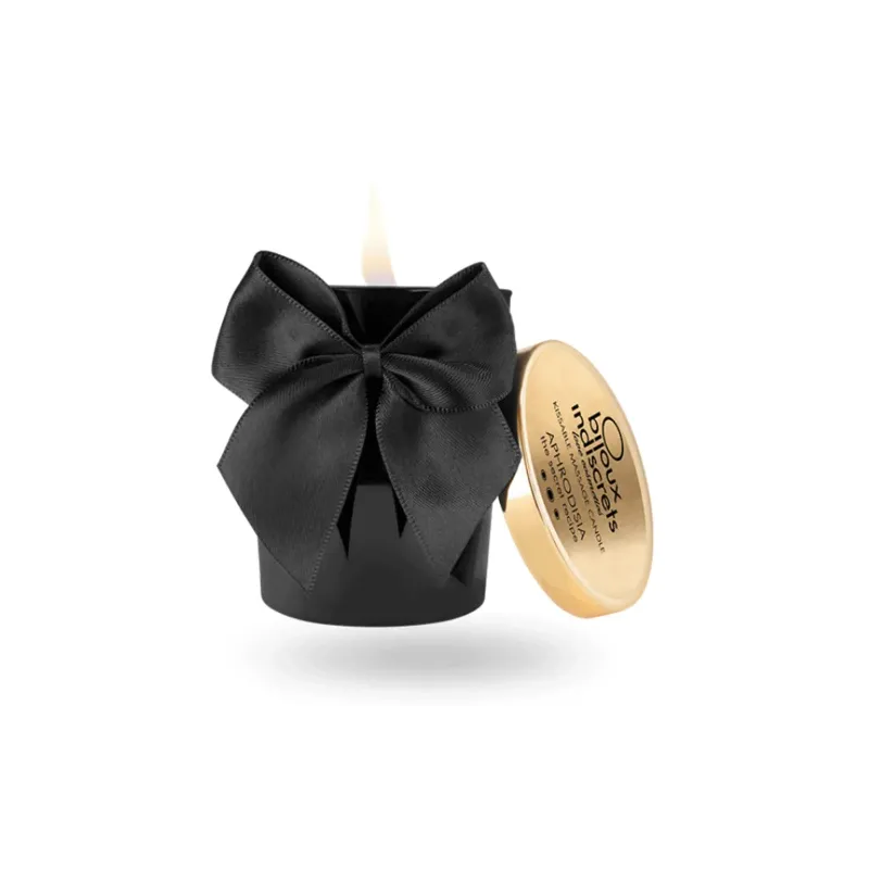 Aphrodisiac massage candle Bijoux Love Cosmetiques 70g rose ylang jasmine scent red
