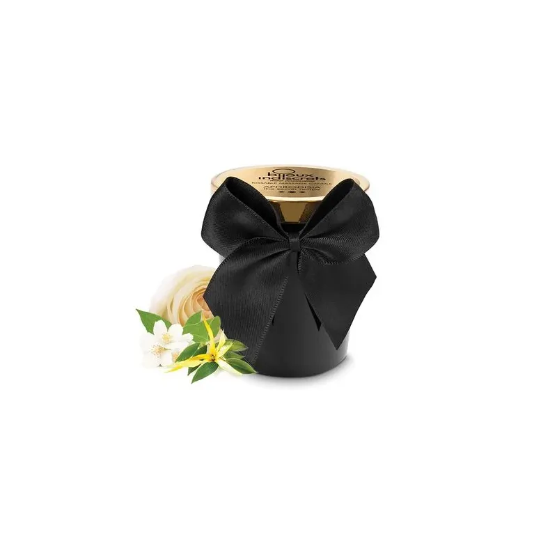Candela da massaggio afrodisiaca Bijoux Love Cosmetiques 70g profumo rosa ylang ylang rosso