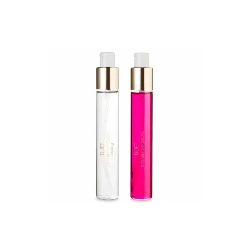 Pack duo di gloss intimo caldo e freddo Bijoux Love Cosmetiques per giochi sensuali