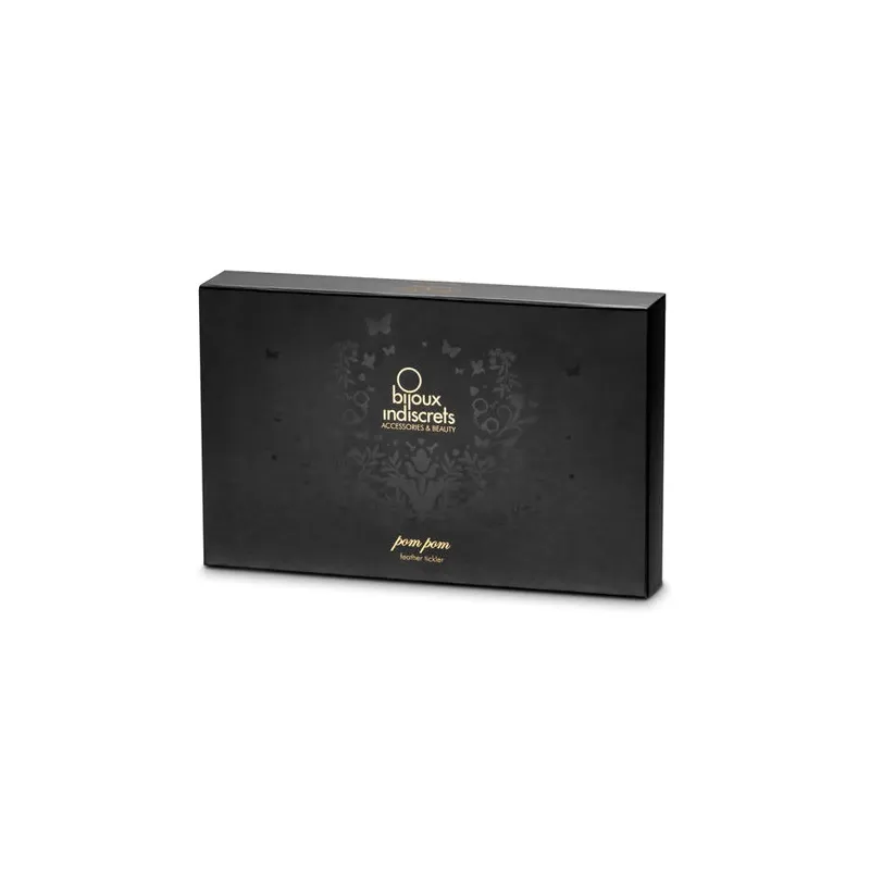 Black feather tickler by Bijoux Indiscrets for intimate play