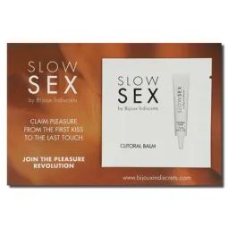 Warming clitoral balm Slow Sex 2 ml, orgasm stimulant, coconut scent, erotic massage oil