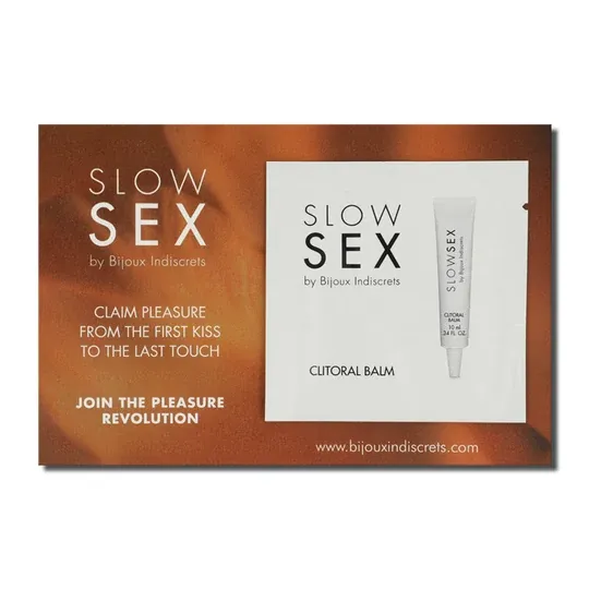 Baume clitoridien chauffant Slow Sex 2 ml, stimulateur d'orgasme, arôme noix de coco, soin érotique