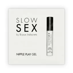 Gel stimolante per capezzoli SLOW SEX monodose 6 ml, effetto freddo, aroma cocco, applicatore metallico