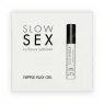 Gel stimulant pour tétons SLOW SEX monodose 6 ml, effet froid, saveur noix de coco, applicateur métallique