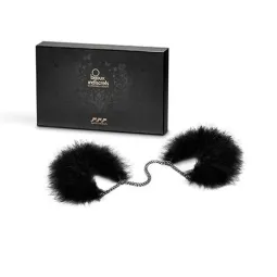 Esposas de plumas ajustables Bijoux Indiscrets para juegos de bondage sensuales y apasionantes