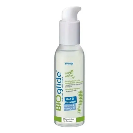 Bio Gleit- und Massageöl 125 ml Joydivision Bioglide, natürliche Feuchtigkeitspflege