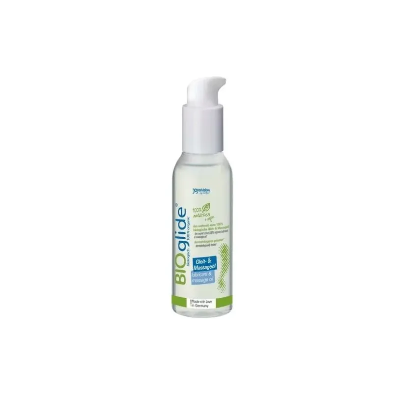 Organic lubricant and massage oil 125 ml Joydivision Bioglide, natural moisturizing care